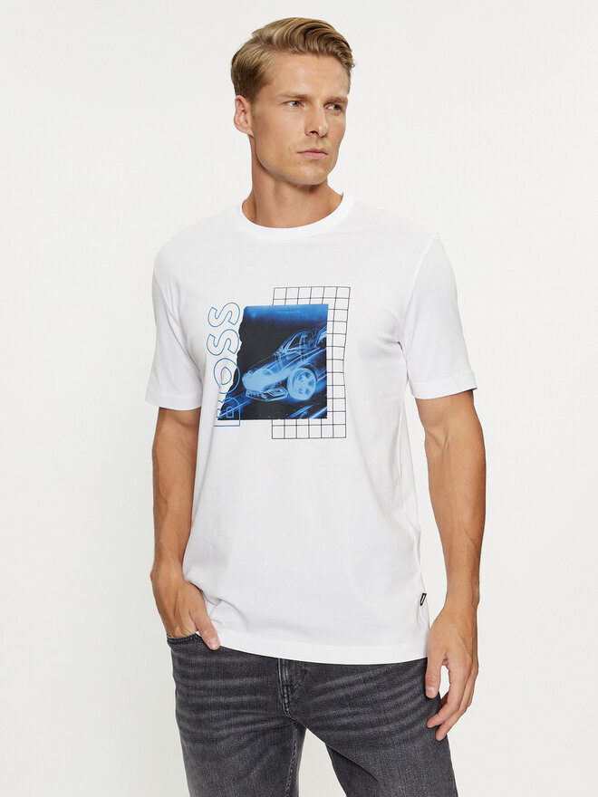 BOSS Boss T-Shirt Tiburt 412 50495689 Weiß Regular Fit