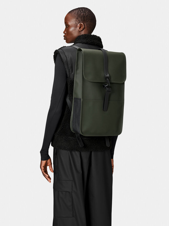 Rains Σακίδιο Rains Backpack W3 13000 Πράσινο