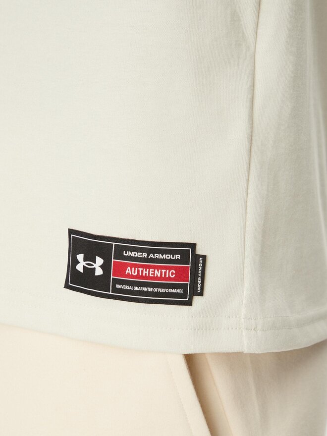 Under Armour Under Armour Marškinėliai Heavyweight Varsity 1390179 Smėlio Oversize