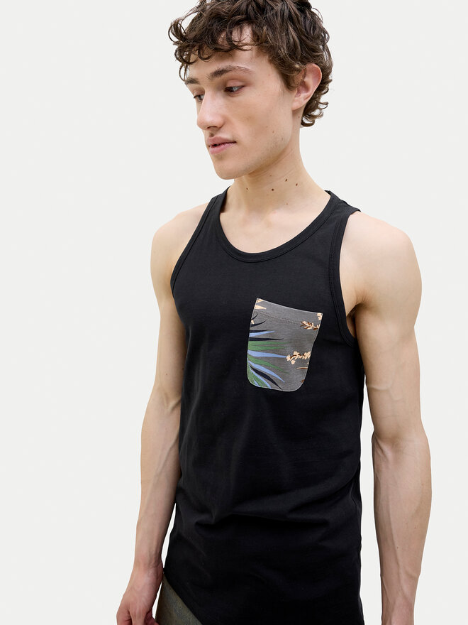 Jack&Jones Jack&Jones Tank top Hawaii 12269321 Μαύρο Standard Fit