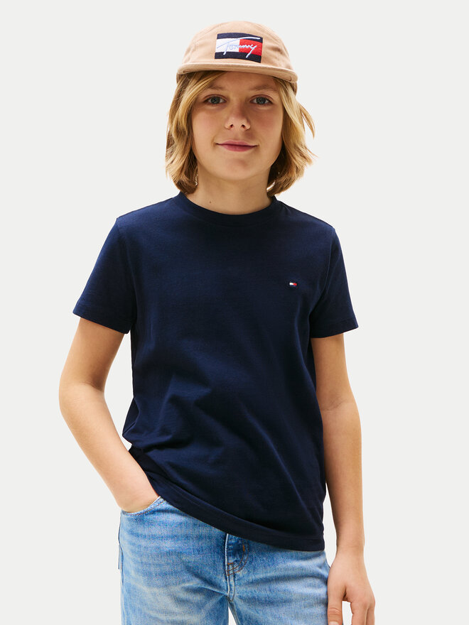 Tommy Hilfiger Tommy Hilfiger Marškinėliai Essential KB0KB06879 D Tamsiai mėlyna Regular Fit