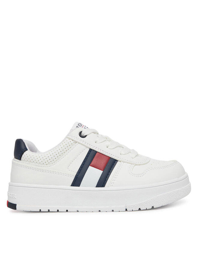 Tommy Hilfiger Αθλητικά Tommy Hilfiger Flag Low Cut Velcro Sneaker T3X9-33859-1355 M Λευκό