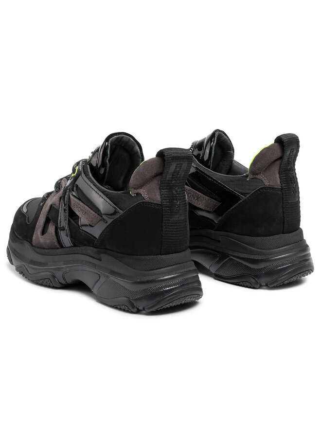 Sneakersy Bronx 66280-BP BX1525 Czarny | eobuwie.com.pl