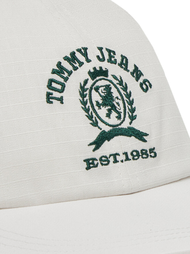 Tommy Jeans Czapka z daszkiem Tommy Jeans Tjm Crest Cap AM0AM13286 Biały
