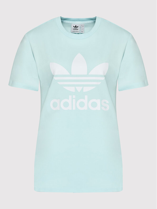 adidas adidas Marškinėliai adicolor Classics Trefoil HK9638 Mėlyna Regular Fit