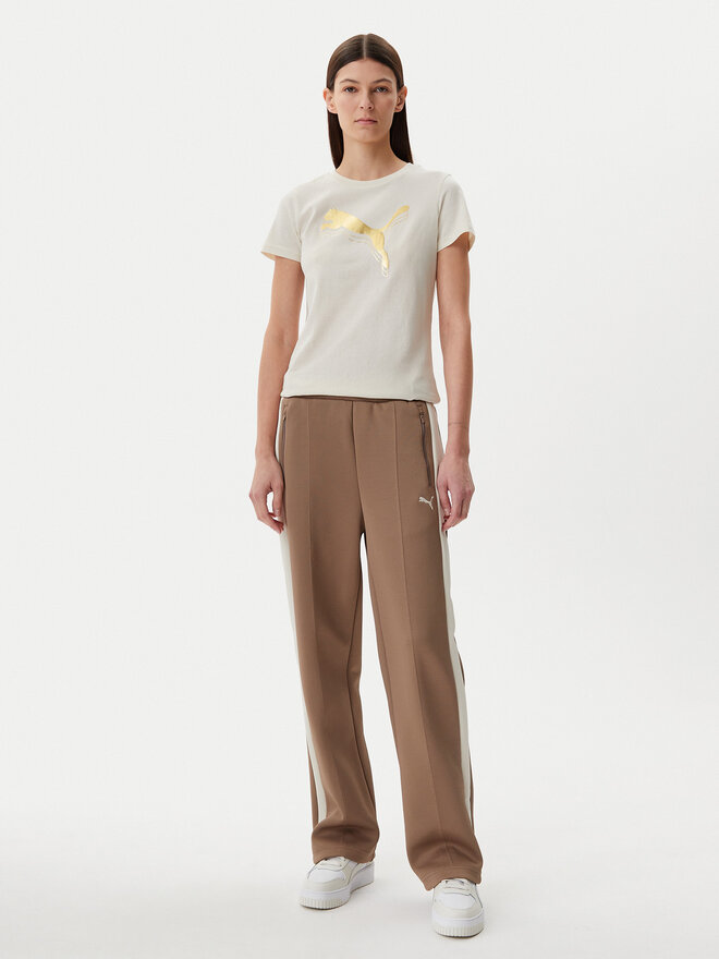 Puma Puma Футболка Essentials Metallic 684995 Бежевий Regular Fit