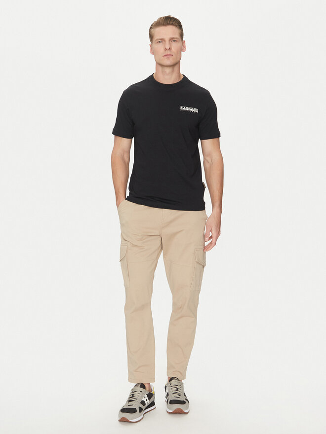 Napapijri Napapijri T-Shirt S-Sovana NP0A4IE4 Schwarz Regular Fit