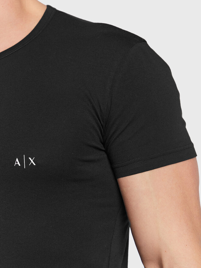 Armani Exchange Armani Exchange 2er-Set T-Shirts 956005 CC282 07320 Schwarz Slim Fit