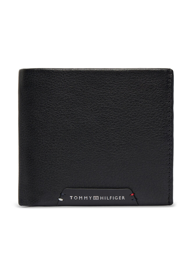 Tommy Hilfiger Geldbörse Tommy Hilfiger Th Corp Cc Flap And Coin AM0AM14780 Schwarz