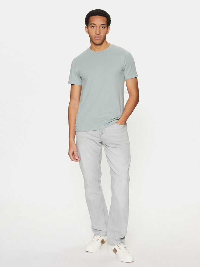 Guess Guess Camiseta M2YI72 I3Z14 Celeste Slim Fit