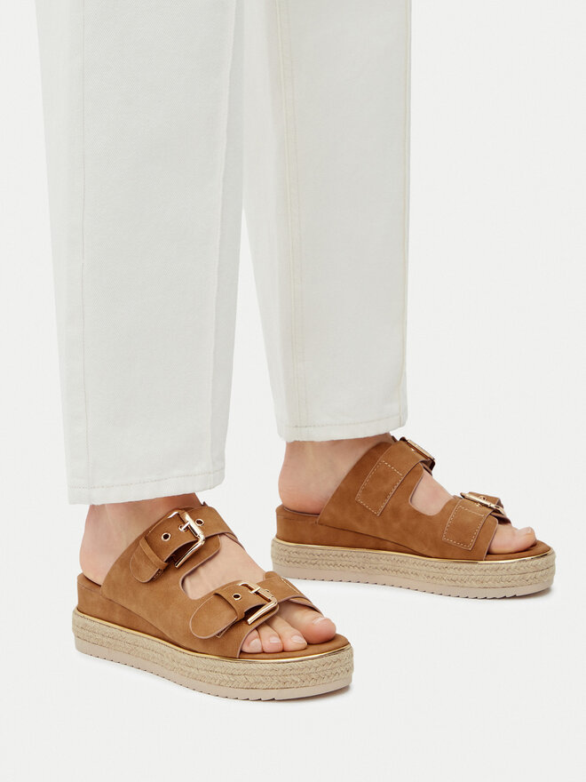 JENNY Espadrilky JENNY LB-P1434-YLD Hnedá