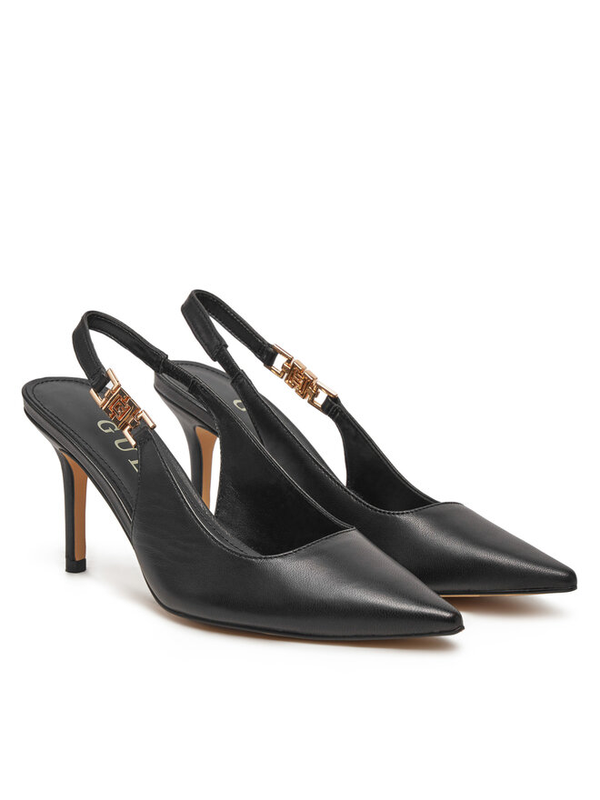 Guess Sandale Guess FLPNS3 LEA05 Crna