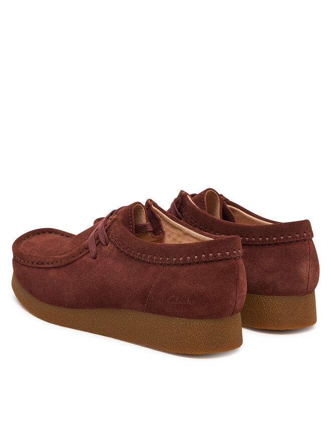 Clarks Туфлі Clarks WallabeeEVOSh 26329301 Бордовий