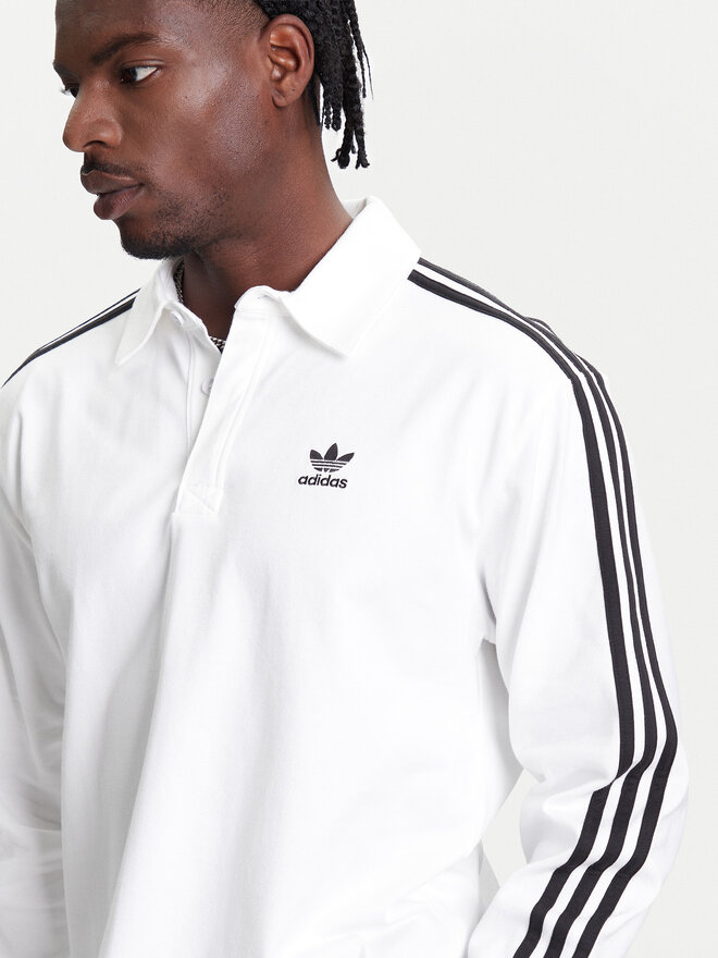 adidas adidas Poloshirt adicolor Rugby IZ2459 Weiß Regular Fit