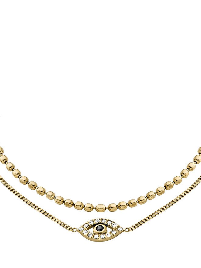 Fossil Armband Fossil Sutton Evil Eye JF04794710 Goldfarben