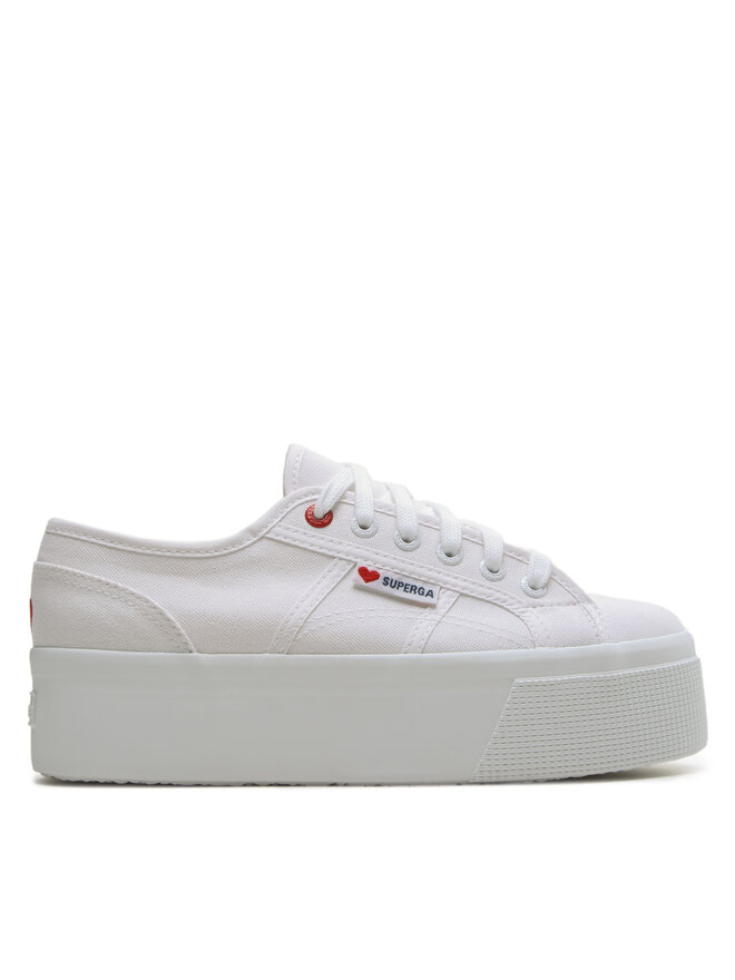 Superga Tenisky Superga Little Heart Embroidery 2790 S11386W Bílá