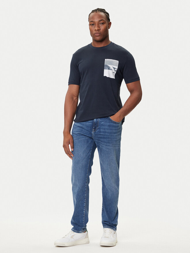 BOSS BOSS Camiseta Te_Container 50546920 Azul marino Regular Fit