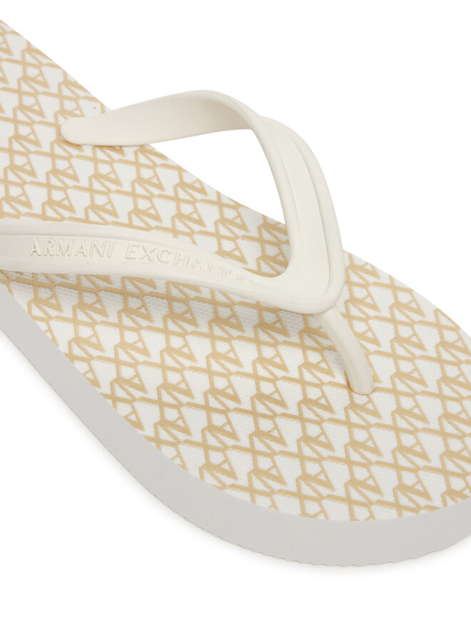 Armani Exchange Zehentrenner Armani Exchange XDQ010 XV700 MZ128 Écru