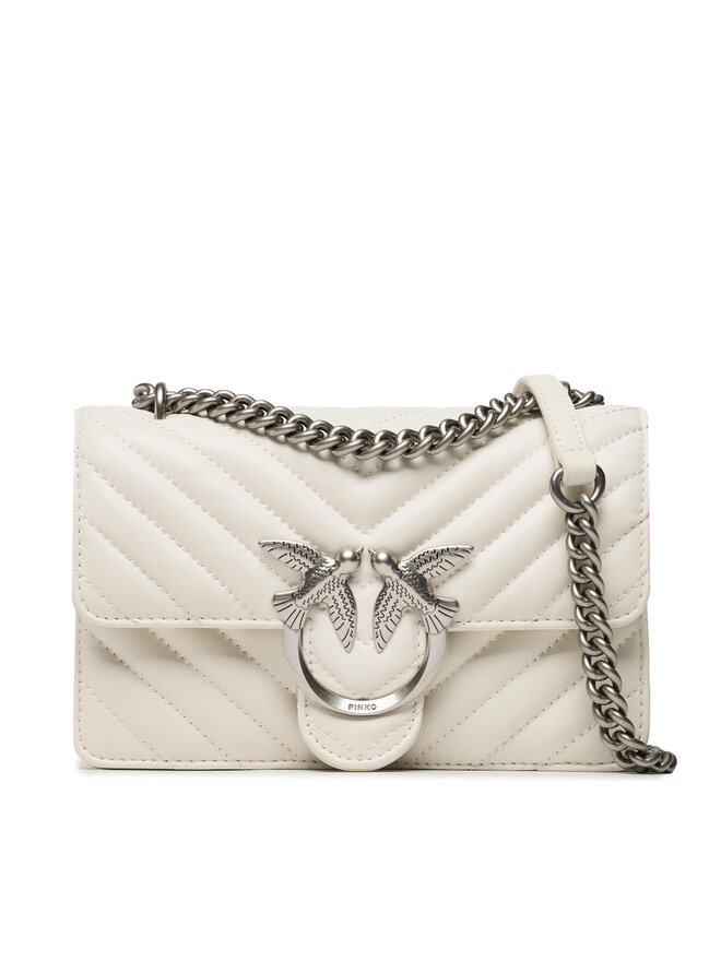 PINKO Torebka Pinko Love Icon Mini Dc 100074 A0GK Biały