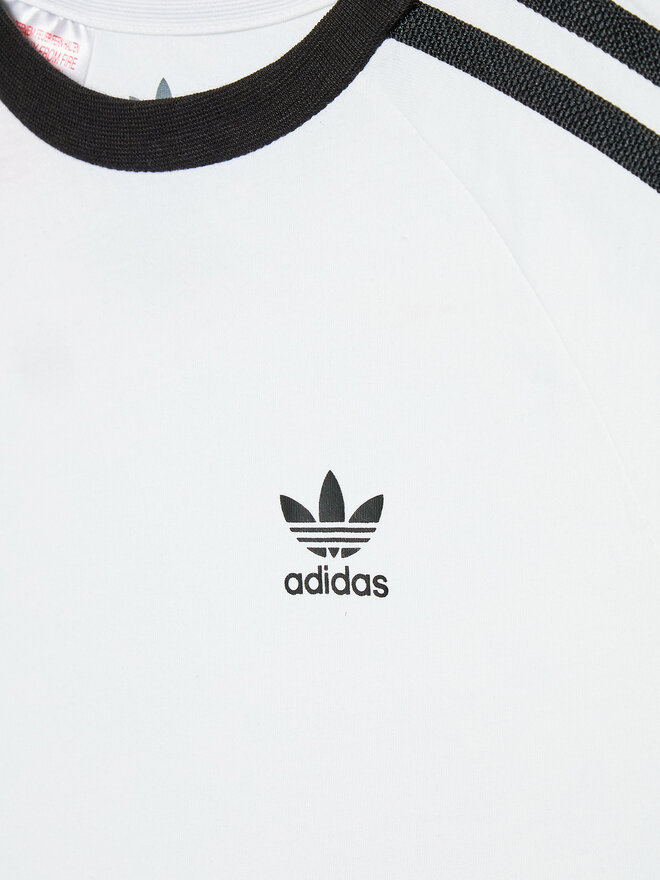 adidas adidas Marškinėliai adicolor 3-Stripes HK2912 Balta Loose Fit