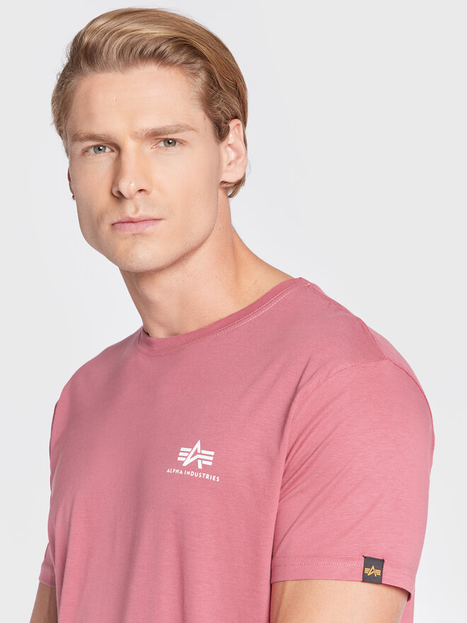 Alpha Industries Alpha Industries T-Shirt Backprint 128507 Rosa Regular Fit