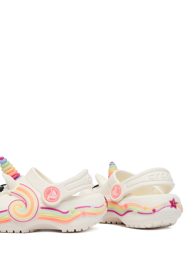 Crocs Шльопанці Crocs Toddler Crocs Iam Unicorn Lights Classic Clog 212508 Білий
