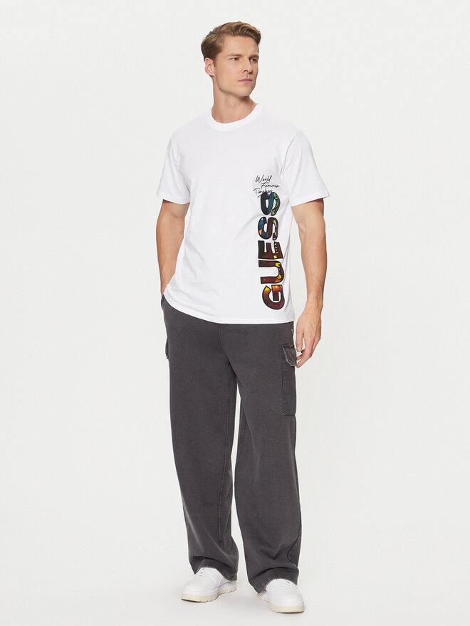 Guess Guess Marškinėliai M5RI01 KCHA1 Balta Regular Fit