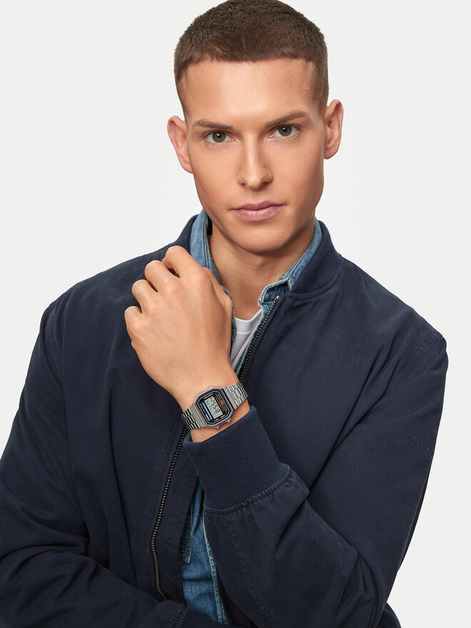 VAIN ARCHIVE 24ss 美品 Casio Laikrodis Vintage A168WA-1YES Sidabrinė | Modivo.lt