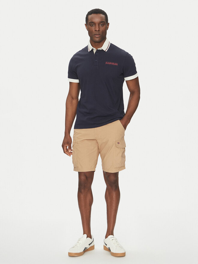 Napapijri Napapijri Polo E-Zeri NP0A4ID4 Tamnoplava Regular Fit
