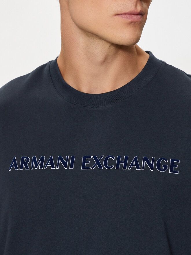 Armani Exchange Armani Exchange T-Shirt 6DZTBD ZJ3VZ 1510 Dunkelblau Regular Fit