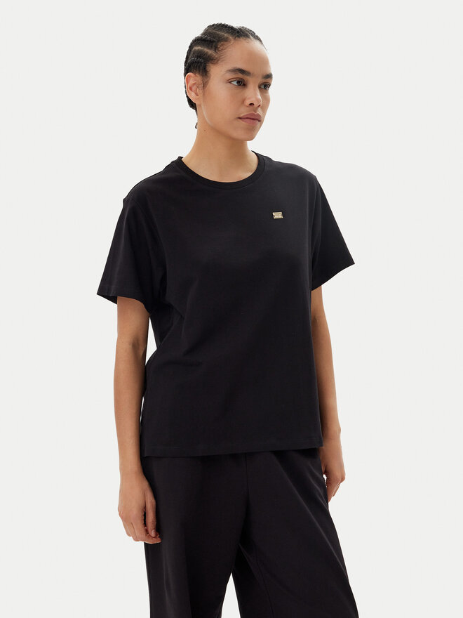 EA7 Emporio Armani EA7 Emporio Armani Póló 7W000028 AF10373 UC001 Fekete Loose Fit