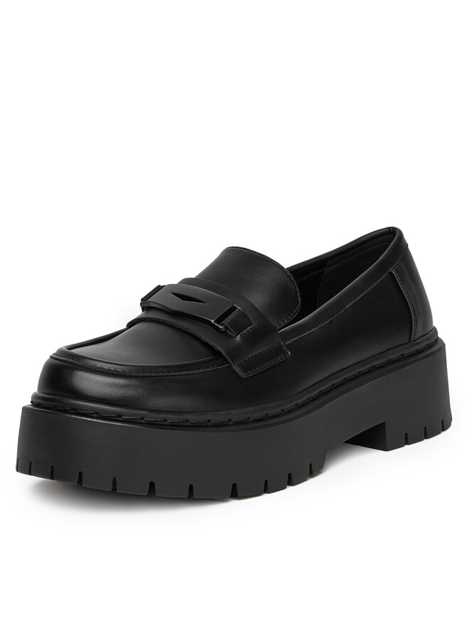 DeeZee Loafersy DeeZee 13123D-3 Czarny