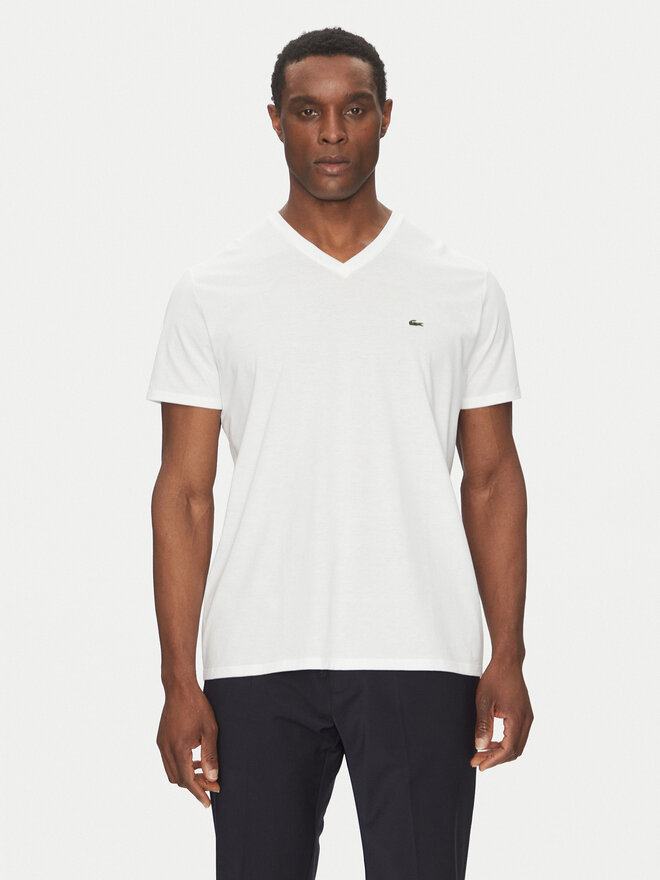 Lacoste Lacoste Marškinėliai TH6710 Balta Regular Fit