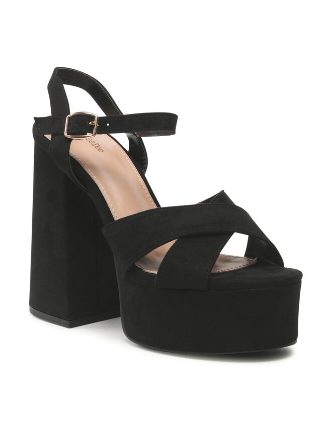 DeeZee Sandály DeeZee F8914-5 Černá