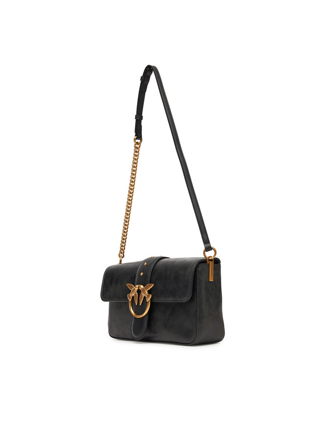 PINKO Handtasche PINKO Love One Classic Slouchy Fl PE 25 PLTT 104524 A2C2 Schwarz