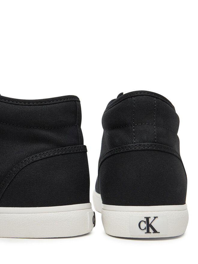 Calvin Klein Jeans Sneakersy Calvin Klein Jeans Ess Vulc Mid Mg Canvas YM0YM01210 Czarny