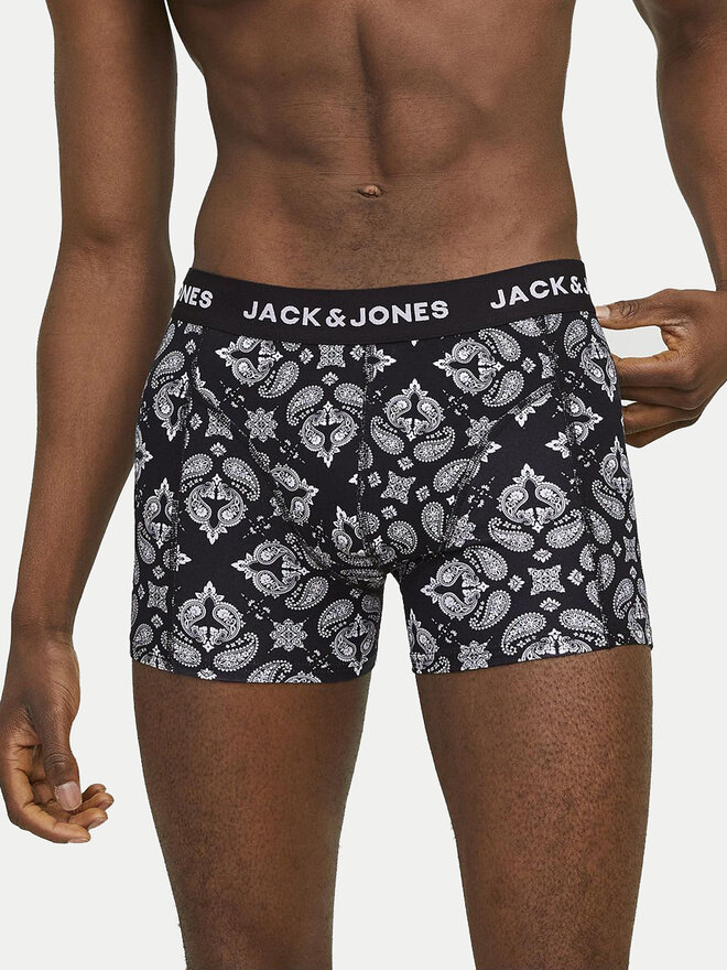 Jack&Jones Jack&Jones Σετ μποξεράκια 3 τμχ Paris 12259575 Μαύρο