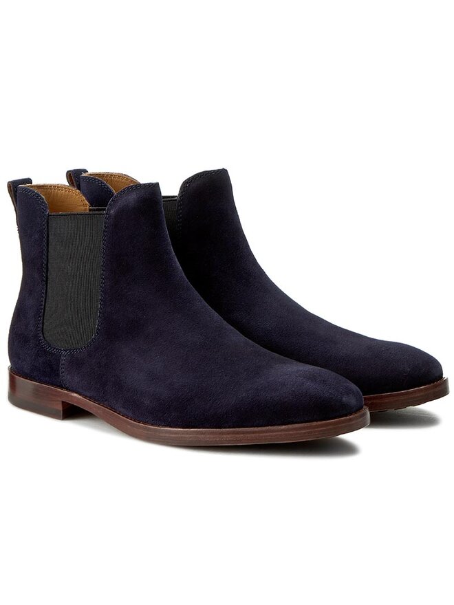 Polo Ralph Lauren Klassische Stiefeletten Polo Ralph Lauren Dillian II A86 SC080 RBCHN A4011 Dunkelblau