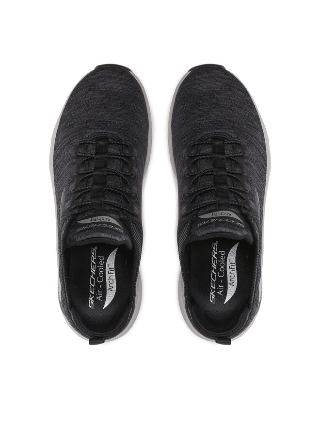 Skechers Sneakersy Skechers Waveport 232301/BKGY Szary
