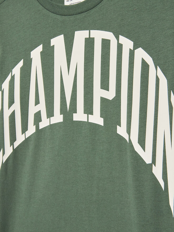 Champion Champion Marškinėliai 306362 Žalia Regular Fit