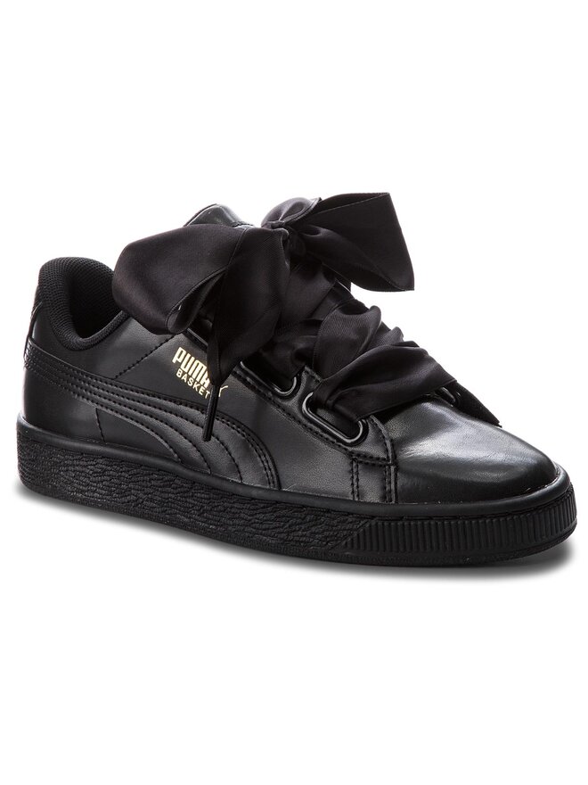 Zapatillas Puma Basket Heart Wn s 365198 01 Negro zapatos.es