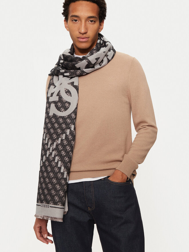 Guess Szalik Guess AM9442 POL03 Czarny