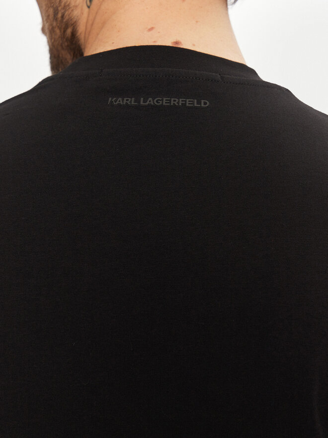 KARL LAGERFELD KARL LAGERFELD T-Shirt 755198 551221 Μαύρο Regular Fit