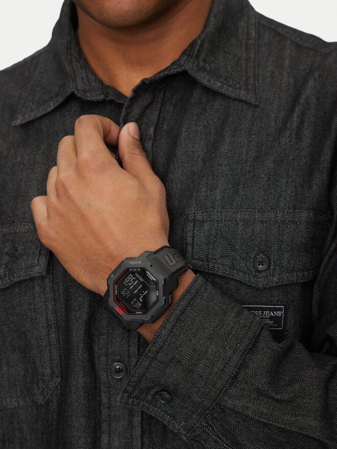 Timex Zegarek Timex Ufc Strenght Knockout TW2V88100 Czarny