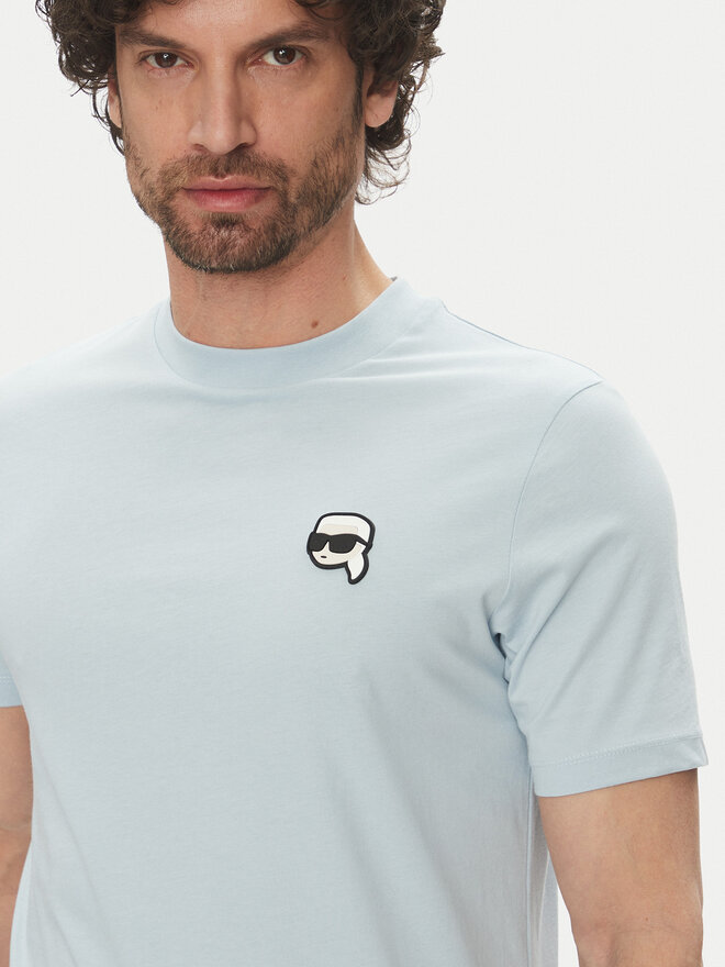 KARL LAGERFELD KARL LAGERFELD Camiseta 755710 552224 Celeste Regular Fit