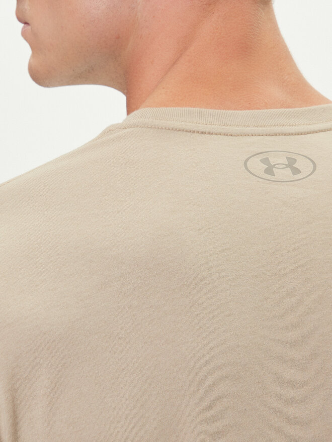 Under Armour Under Armour Camiseta UA Left Chest Logo 1326799 Beis Loose Fit