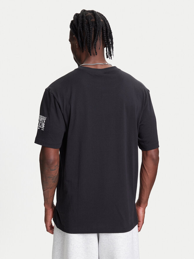 adidas adidas Marškinėliai 90s Football Graphic JX3064 Juoda Regular Fit