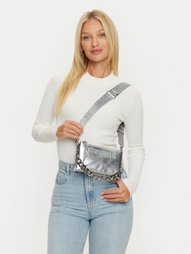 Steve Madden Táska Steve Madden Bnicco SM13001162-SIL Ezüst