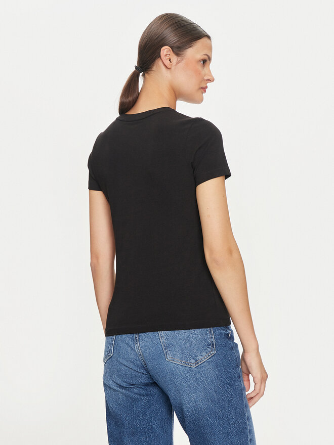 Guess Jeans Guess Jeans T-Shirt W4YI03 J1314 Schwarz Slim Fit