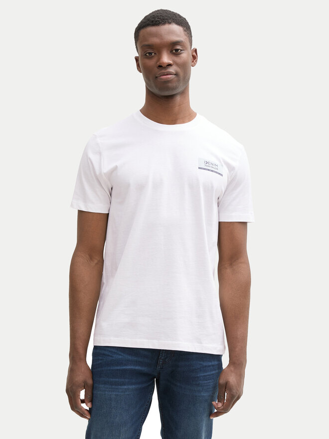 Tom Tailor Denim Tom Tailor Denim Camiseta 1043491 Blanco Regular Fit